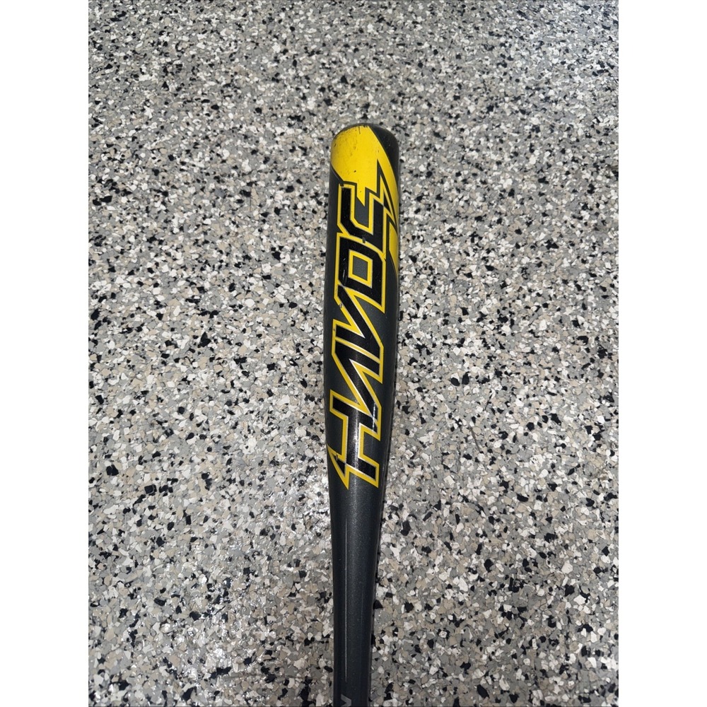 Easton HAVOC YSB22HAV10 29IN -10,2 1/4 Barrel Baseball Bat YouthGray Yellow Used